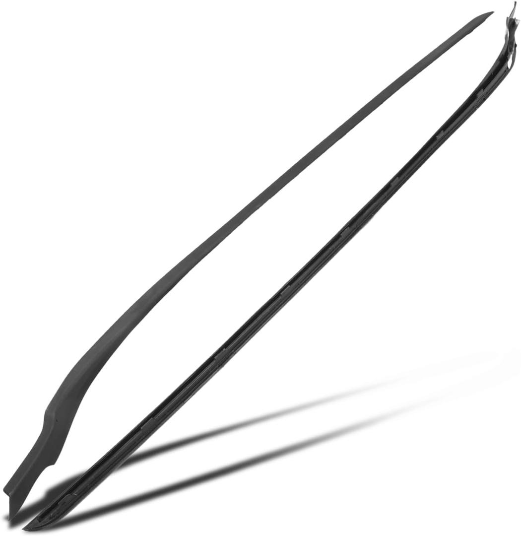1 Pair Front Left & Right Side A-Pillar Windshield Molding Trim Compatible with Fiesta 2011-2019 Replace AE8Z5403136A AE8Z5403137B Windshield Outer Pillar Trim Molding