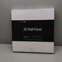 Art3d Slat Wall Panel, 3D Fluted Textured Panel 12-Tile 19.7 x 19.7in. - Cover 32 Sq.Ft., Black