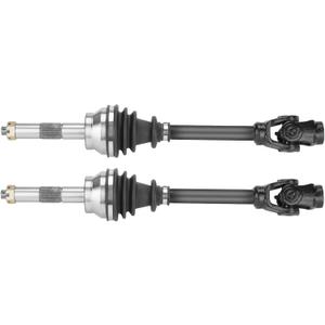 Front CV Axle Shaft for Polaris Sportsman Scrambler 400 500 4x4 6x6 1995 1996 1997 1998 1999 2000 2001 2002 2003 2004 2005 2006 2007 2008 2009 1380063 1380066 1380085-1 Pair Left & Right