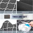 Teenyyou 2 Pcs 26" x 18" Dryer Top Protector Mat, Washer and Dryer Topper, Non Slip Waterproof Machine Cover Dust Proof Quick Drying Topper Pad for Laundry and Kitchen (Stylish)