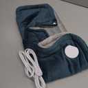 Heating Pad for Neck Shoulders Back Pain Relief, Christmas Gifts for Mon Dad, Heated Pad Neck Wrap Warmer for Elderly, White Elephant Gifts & Stocking Stuffers & Secret Santa Gifts for Women Men (Blue)