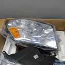 for 2009 2010 2011 2012 2013 2014 2015 2016 2017 2018 Dodge Ram Headlight Assembly compatible with 09-18 Ram 1500/10-18 Ram 2500 3500 Chrome Housing Amber Reflector Headlamp Replacement