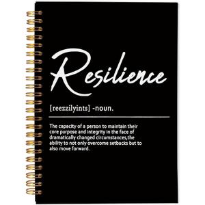 Inspirational Spiral Notebook, Inspirational Journal, Inspirational Journal for Women Men Writing, Resilience Spiral Notebook 8.35.5 Inch