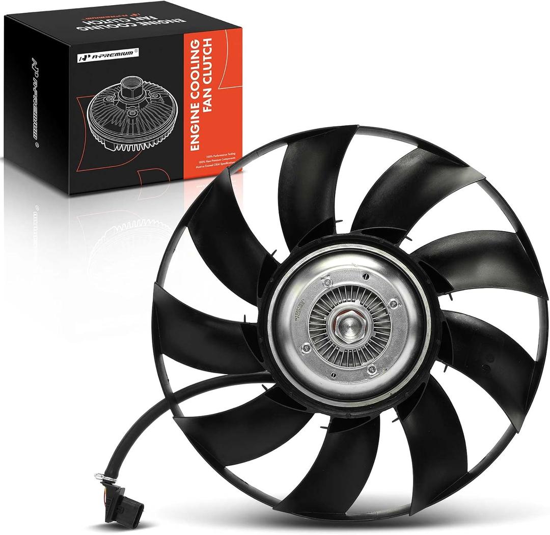 A-Premium Electronic Radiator Cooling Fan Clutch Compatible with Land Rover Range Rover Sport 2006-2009, LR4 2010-2015, LR3 2005-2009, Sport Utility