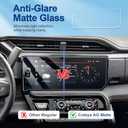 Anti-Glare Matte Screen Protector for 2022-2025 2026 GMC Sierra 1500 (AT4/AT4X/Denali/Denali Ultimate), 9H Tempered Glass 2023 2024 Sierra 1500/2500HD/3500HD Accessories Anti-Fingerprint 13.4"