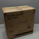 Professional Stand Mixer, 6-Qt with Timer, MK37 500W 6-Speed Tilt-Head Food Electric Mixer Kitchen Machine,Plastic (Champagne)