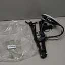 Overhead Camera Mount with Ring Light, Flexible Articulating Phone Arm Stand Compatible with iPhone, Logitech Webcam, Desk Tripod for YouTube Live Stream Cooking Nail Video Recording (Black)