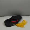 Cavalier Hat Puss Cosplay Cat Boots Costume Hat for Adult, Halloween Hats with Feather for Men/Women