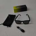 Smart Glasses for Women Men, UV400 Polarized Curved Lenses Bluetooth Sunglasses, Auto On/Off by Wearing Sensor, Audio Music Glasses with Speaker, Wide FaceBluetooth Glasses for Travel Work Driving-G