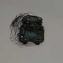 MASHANG Christmas Lights Battery String Lights 33FT 100 Micro LEDs Starry Lights Fairy Lights Firefly Lights with Dark Green Copper Wire for Christmas Tree, Wreath, DIY, Wedding, Holiday(Warm White)