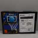 AND1 Over the Door Mini Basketball Hoop: 18x12 Shatterproof Backboard, 2 Mini Basketballs, and Hand Pump Included- Ultimate Indoor Basketball Accessory for Kids and Adults, No Tools Required