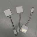 USB C to 3.5mm Headphone and Charger Adapter, Type C to Aux Jack Dongle Cable Cord with PD Fast Charging for iPhone 15/16/17 Pro/Max/Plus, iPad, Samsung Galaxy S23/S24 Ultra, Note 20 (3-Pack) (White)