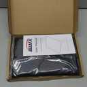 Mini Fridge Silicone Mat 19.7"x19.7"x0.5" - Non-Slip, Spill-Proof, Drip Prevention | Ideal for Refrigerators, Washing Machines, Dryers, Wine Coolers, and Dishwashers (Black)