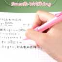 4+10 Pcs Gel Ink Pens Retractable Pens Cute Pen 0.5mm Ballpoint Pen Office School Supplies for Girls Boys Women Men, Age 6+ (Pink)