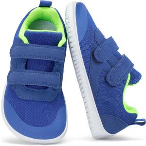 Kids Slip On Barefoot Toddler Boys/Girls Wide Toe Box Sneakers Zero Drop Minimalist Outdoor Activities Walking Running Shoes (Blue) 10 
