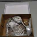 Jessica Simpson womens Jaeya Heeled Sandal, Platinum, 9.5 US