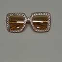 Sasylvia 5 Pcs 70s Disco Accessories Halloween Women Costume Jewelry Sequin Scarf Earrings Sunglasses Bracelet Headband (Gold)