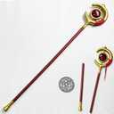 Frieren Cosplay Wands Anime Frieren Cosplay Staff All Made of Metal Frieren Costume Accessories for Halloween Cosplay Props Collections and Gifts