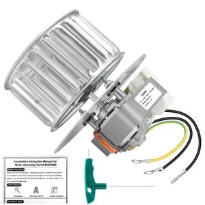 69353000 Vent Motor Assembly for 9093N, 9093H, 9093, 9393AB, 9093BR, 9093CH, 9093FWH, 9093WH, 9113, 9113N, G9093  Includes 58000 Motor  Quiet Operation & High Airflow Replacement