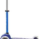 Micro Kickboard | Mini LED Kids Scooter for Ages 2-5 | Children up to 110 lbs | 3 Wheel Lean-to-Steer Design | Adjustable T Bar | Smooth Ride, Motion Activated PU LED Wheels | Swiss Design