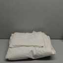 SONORO KATE 100% French Linen Duvet Cover Queen Size, Soft Breathable for Hot Sleepers, Moisture Wicking & Durable Cover Set - Zipper Closure & 4 Corner Ties Duvet Covers 3 Piece (Cream,Queen)