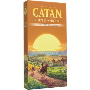 CATAN Cities & Knights 5-6 Player Board Game Extension (6th Edition) Add More Players, Strategy Game for Kids & Adults, Ages 12+, 3-6 Players, 90-120 Minute Playtime, Made by Catan Studio