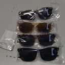 4 Pack Progressive Reading Sunglasses for Women Men, No Line Square Multifocal Sun Readers UV400 Protection 1.75x