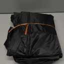 QH.HOME Patio Heater Covers, [2026 Upgraded Tear-Resistant Fabric] Waterproof with Robust Zipper,Dustproof/Wind/Sunlight/Snow-Resistant, (89"H x 33"D x 19"B ,Black)