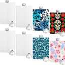 Remerry 8 Pcs Sublimation Flasks Blank 8 oz Hip Flasks for Liquor with Metal Cap and Leakproof Funnel Stainless Steel Men DIY Craft Groomsmen Gifts Containers for Christmas Wedding