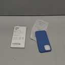 ORNARTO Compatible with iPhone 16 Pro Max Case 6.9", Slim Liquid Silicone 3 Layers Soft Gel Rubber Shockproof Protective Cover with Anti-Scratch Microfiber Lining-Blue