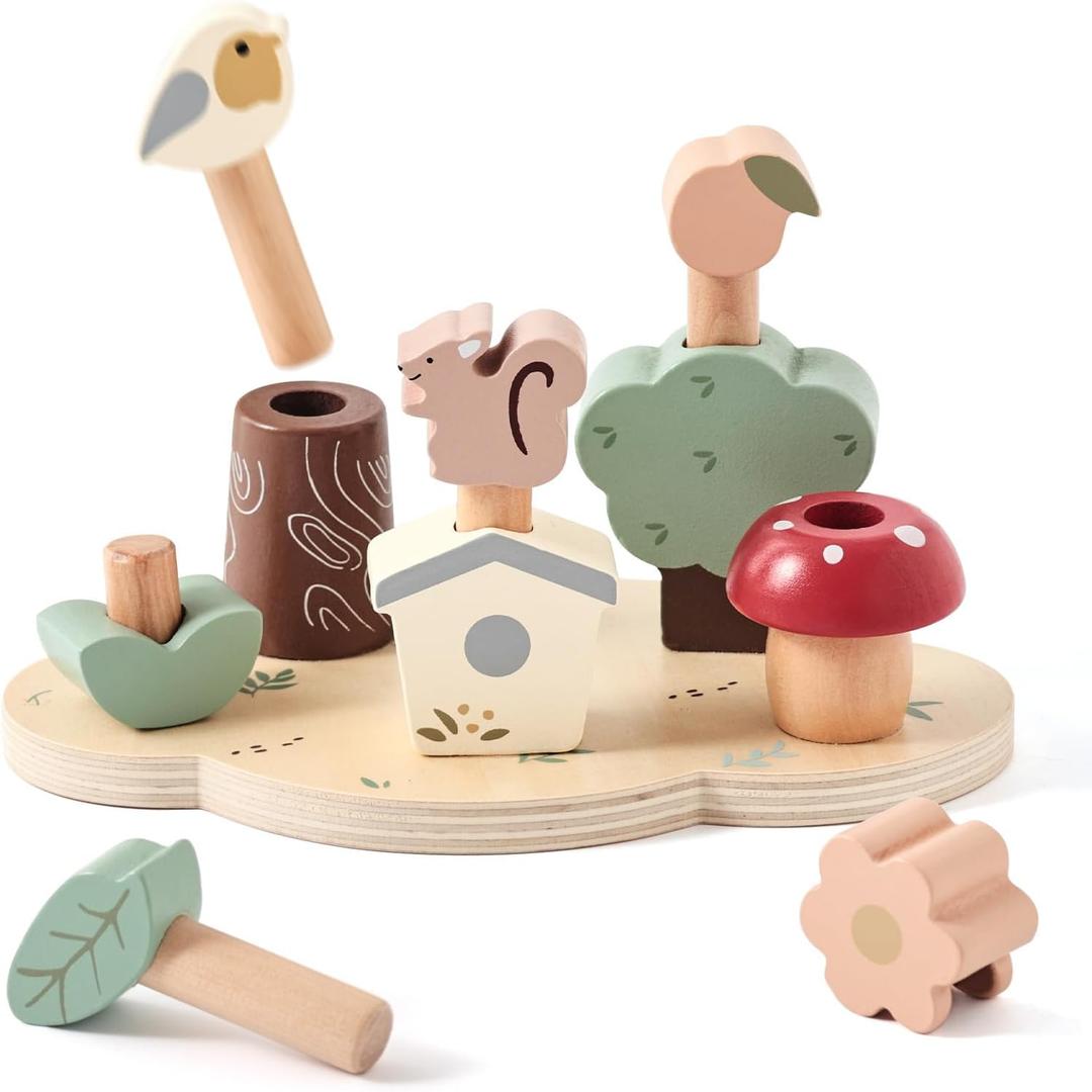 Pop Up Toy Color Sorting Wooden Toys | STEM Montessori Toys Color Matching Toy for Toddlers | Preschool Learning Educational Toy Birthday Gifts for Kids Boys Girls Ages 12 Months+