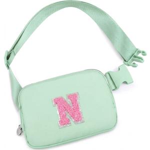 Birthday Gifts for 3 4 5 6 7 8 9 10 11 12 13 14 15 Year Old Girls,Crossbody Bag Fanny Pack Belt Bags Fashion Waist Packs for Women Girls Kids Teen,Cute Teen Trendy Stuff Travel Essentials (Green, N)
