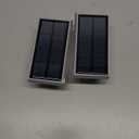 Solar Step Lights Outdoor Waterproof IP68, 8 Pack Solar Powered Stair Light with 14 LEDs, 3000K, Triangle Solar Deck Light for Outside Porch Front Door Walkway Patio Backyard, Warm White (Regular Version)