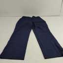 iChosy Women's Stretchy Straight Leg Dress Work Pants Business Office Casual Slacks with Pockets (Navy, Size 4)