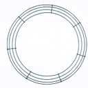 YYCRAFT 16 Inch Metal Floral Wreath Frame, Green16",4 Pack