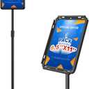 Sign Stand Holder 8.5x11 inch - Adjustable Sign Holder Stand for Display with Heavy Duty Base, Floor Standing Sign Holder for Business, Retail, Events, Offices, Trade Show(Black 8.511 inch - 1 Pack)
