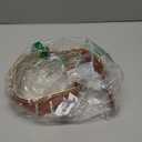 Spiked Leather Dog Collar  Premium Handmade Genuine Leather, 2.2-Inch Wide, Bold Protection and Stylish Design, Ideal for Powerful Breeds- Fiery Orange 20.5-24.5 inches