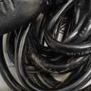 16/3 13A 125V 1625W 15 FT Outdoor Extension Cord Waterproof, Weatherproof & Flame Retardant Black 3 Prong Power Cord Outside for Lawn & Garden,125 VAC 16AWG SJTW, ETL Listed