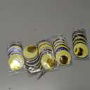 Outus 5 Pieces 13.1 ft Blue Gold Circle Dots Garland Hanging Paper Dot Streamer for 2026 Graduations Birthday Wedding Baby Shower Nautical Pirate Theme Party Decorations Supplies(Blue, Gold)