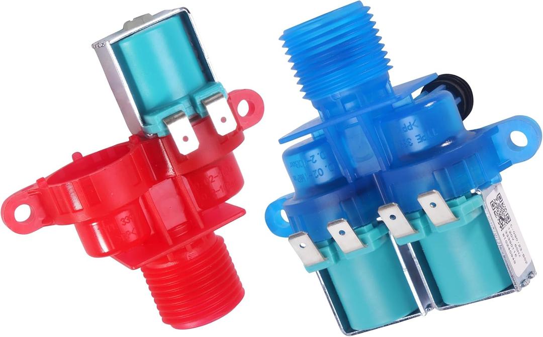 MVWX655DW1 W10240948 Washer Hot Water Inlet Valve W10240949 Washer Cold Water Inlet Valve Compatible with May-tag whirl-pool washer Replace AP6327638, ap6285450, W10240949, W11168740