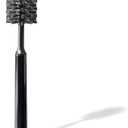 Curio Home Goods Ionic Bottle Brush, Magnetized to Stand Upright, Stainless Steel with Replaceable Head, Onyx/Black