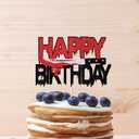 Glitter Have a Killer Birthday Cake Topper Bloody Halloween Happy Birthday Cake PickHorror Classic Theme Halloween Party Cake Decorations