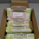 The Honest Company Hydrate + Cleanse Naturally Scented Wipes | Cleansing Multi-Tasking Wipes | 99% Water, Plant Based, Hypoallergenic | Aloe + Cucumber, 240 Count (60 Count (Pack of 4))