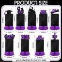 Spiareal 9 Pcs Graduation Decorations Class of 2026 Table Centerpieces Congrats Glitter Grad Honeycomb for Photo Toppers 2026 Congratulate Graduation Party Decor Favor Supplies(Purple)
