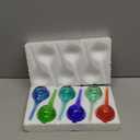 Plant Watering Globes Set of 6  Small Glass Self Watering Bulbs Up to 5 Days of Irrigation  for Indoor & Outdoor Plants  Multicolor, Automatic, Glass Watering Bulbs for Daily Use, Watering Devices