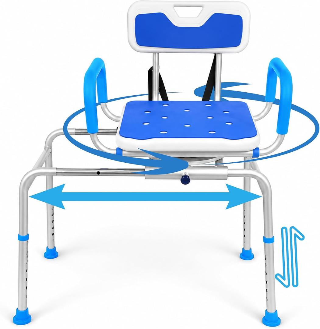 Sliding Shower Chair Tub Transfer Bench