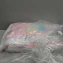 Haull 4 Pcs Waterproof Guinea Pig Bedding Guinea Pig Bed Plush Cage Liners Soft Rabbit Dog Cat Mat Reversible Cozy Winter Animal Pee Pad Hamster Bunny Mat Accessory(Tie Dyed,18 x 24 Inch)