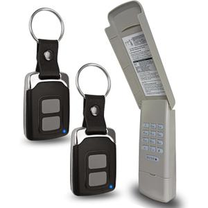 for Chamberlain LiftMaster Craftsman Garage Door Opener Keypad & Remote Universal,893MAX with Yellow, Purple, Green, Red/Orange Learn Button, 877MAX 971LM 371LM 893lm 891lm 373lm 973lm