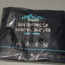 Krosa 5-Layer Winter Gloves for Men & Women Made with 3M Thinsulate, -10 Waterproof Work Gloves for Cold Weather, Snow Ski Gloves with 10 Touchscreen Fingers (Large, Black)