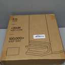 Cesun Small Bathroom Trash Can with Lid Soft Close, Step Pedal, 6 Liter / 1.6 Gallon Stainless Steel Mini Garbage Can for Office, Outdoor Trash Bin with Removable Inner Bucket (Silver)